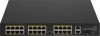 Коммутатор Cudy FS1026PS1 (L2) 24x100Мбит/с 2x1Гбит/с 1SFP 24PoE 24PoE+ 300W неуправляемый