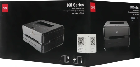 Принтер лазерный Deli Laser P3100DNW A4 Duplex Net WiFi серый