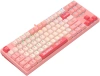 Клавиатура A4Tech S87 Energy механическая розовый USB for gamer LED (S87 USB ENERGY PINK) кабель 1.8м