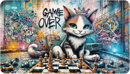 Коврик для мыши Cactus Game Over 700x400x4мм (CS-MP-COR01XLL)