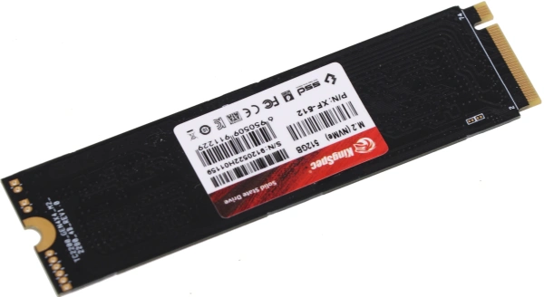 Накопитель SSD Kingspec PCIe 4.0 x4 512GB XF-512 M.2 2280
