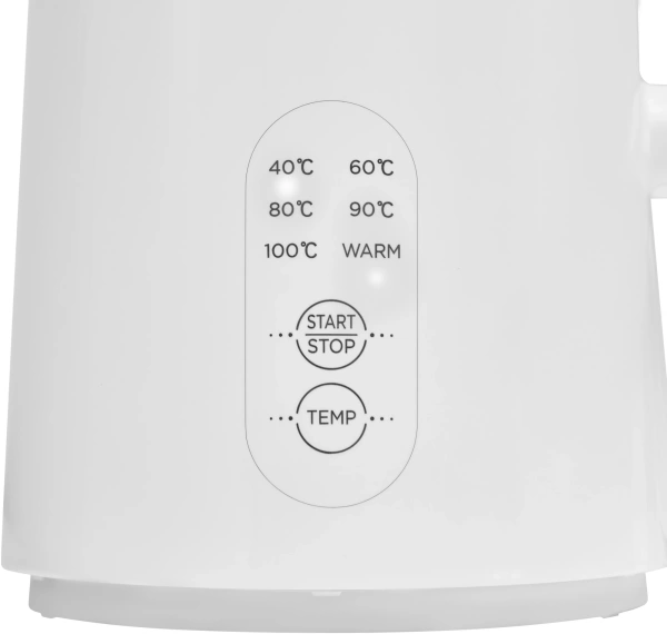 Чайник электрический Midea MK-8017 1.5л. 2200Вт белый корпус: пластик