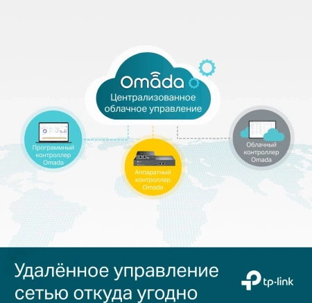 Коммутатор TP-Link SG3452P (L2+) 48x1Гбит/с 4SFP 48PoE+ 384W управляемый