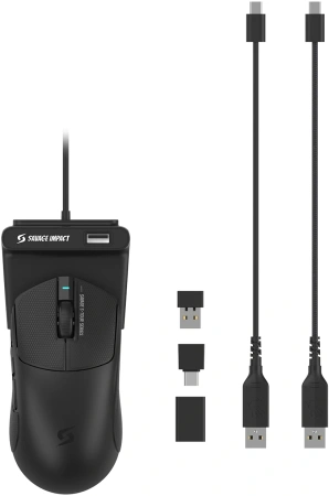 Мышь A4Tech Bloody SG5 черный оптическая 30000dpi беспров. USB/USB-C 5but