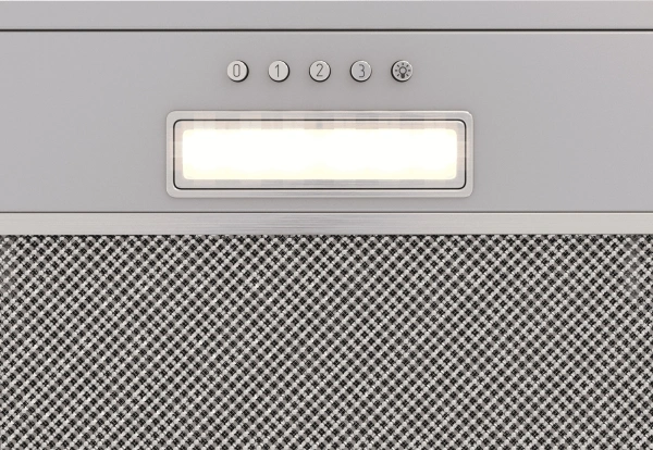 Вытяжка встраиваемая Elikor Cube Basic 60П-500-К3Д хром управление: кнопочное (1 мотор)