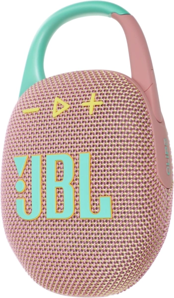 Колонка порт. JBL Clip 5 розовый 7W Mono BT 10м 1400mAh