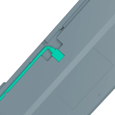 Клавиатура A4Tech S87 Energy механическая серый USB for gamer LED (S87 USB ENERGY ASH) кабель 1.8м