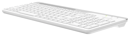 Клавиатура A4Tech FK25 белый/серый USB slim (FK25 WHITE) кабель 1.5м