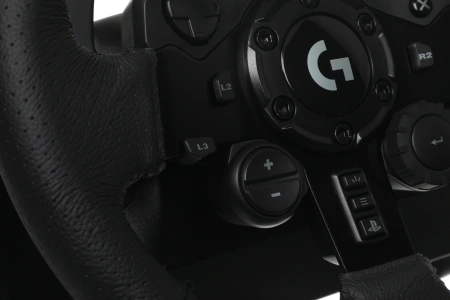 Руль Logitech G923 10кноп. (с педалями) черный