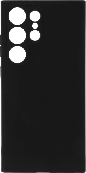 Чехол (клип-кейс) BoraSCO для Samsung Galaxy S24 Ultra Silicone Case черный (72952)