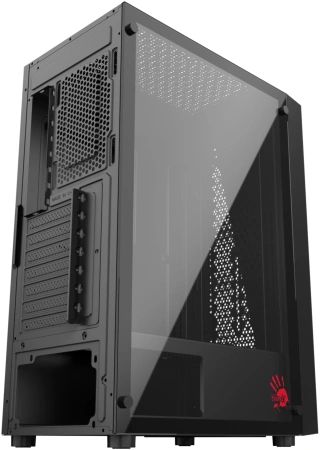 Корпус Bloody BD-CC106 черный без БП ATX 8x120mm 1xUSB2.0 1xUSB3.0 audio bott PSU