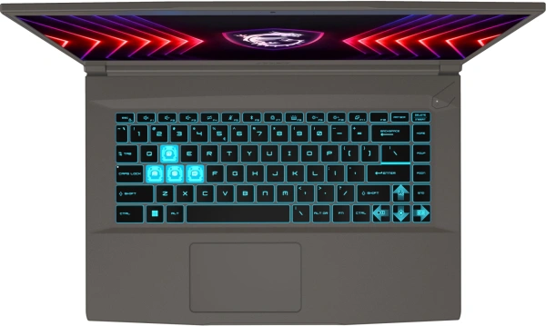 Ноутбук MSI Thin 15 B12UC-1433XRU Core i5 12450H 8Gb SSD512Gb NVIDIA GeForce RTX 3050 4Gb 15.6" IPS FHD (1920x1080) FreeDOS grey WiFi BT Cam (9S7-16R831-1433)