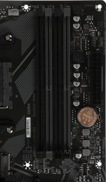 Материнская плата Gigabyte B550M DS3H R2 Soc-AM4 AMD B550 4xDDR4 mATX AC`97 8ch(7.1) GbLAN RAID+HDMI+DP