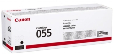 Картридж лазерный Canon 055BK 3016C002 черный бар.в компл. (2300стр.) для Canon LBP663Cdw/LBP664Cx/MF746Cx/MF742Cdw/MF744Cdw