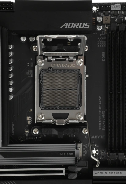 Материнская плата Gigabyte B650 AORUS ELITE AX V2 Socket AM5 AMD B650 4xDDR5 ATX AC`97 8ch(7.1) 2.5Gg RAID+HDMI+DP