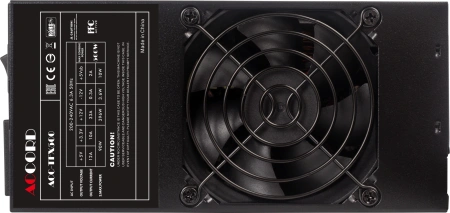 Блок питания Accord TFX 500W ACC-TFX500 80 PLUS WHITE (20+4pin) APFC 80mm fan 3xSATA RTL