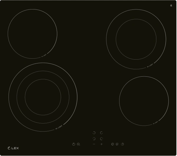 Варочная поверхность Lex EVH 642B BL черный