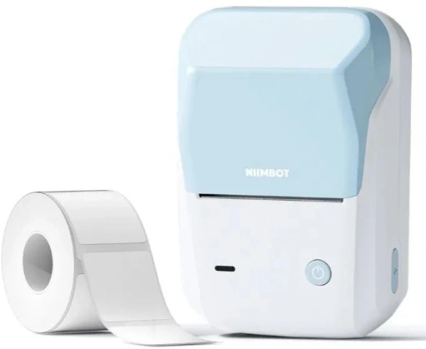 Термопринтер Niimbot B1 (1746797) 203dpi 50мм/с/USB/BT для печ.этик. голубой