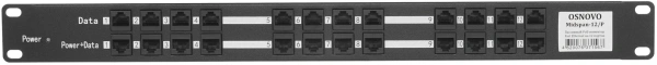 Удлинитель PoE Osnovo Midspan-12/P 10/100BASE-T 30Вт