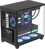 Корпус Formula Crystal U2 черный без БП ATX 10x120mm 1xUSB2.0 1xUSB3.0 audio bott PSU