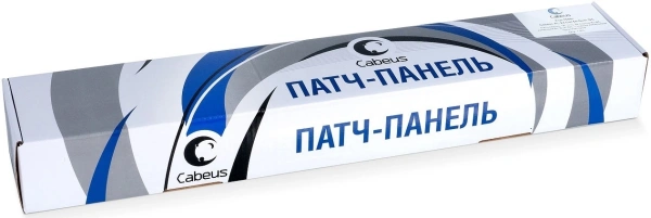 Патч-панель Cabeus PLHD-48-CAT.5E-DUAL 19" 1U 48xRJ45 кат.5E UTP