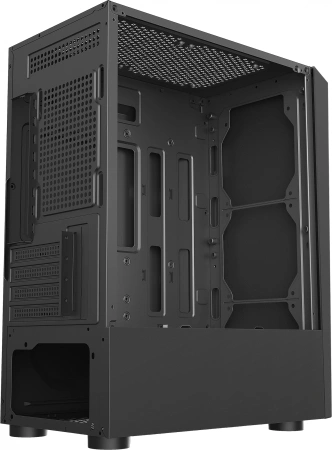 Корпус Bloody BD-CC102F черный без БП mATX 4x120mm 2xUSB2.0 1xUSB3.0 audio bott PSU