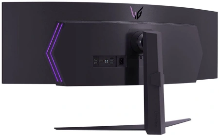 Монитор LG 49" UltraGear 49GR85DC-B черный VA LED 32:9 HDMI матовая HAS Piv 3000:1 450cd 178гр/178гр 5120x1440 240Hz FreeSync Premium Pro DP 2K USB 15.1кг