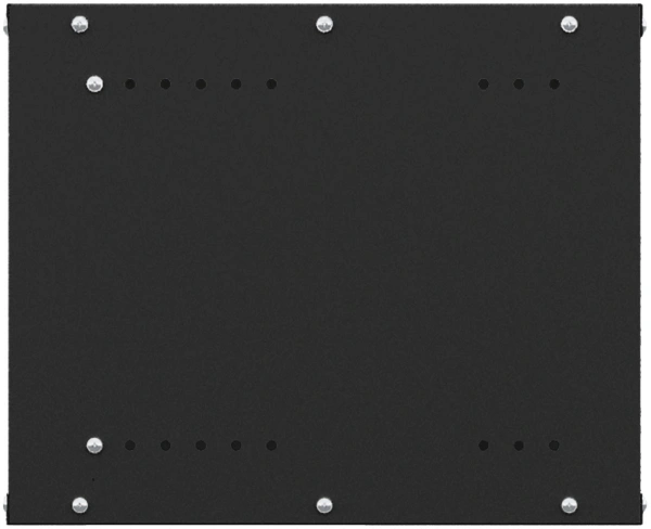 Шкаф коммутационный NTSS Lime (NTSS-WL6U5545GS-BL) настенный 6U 550x450мм пер.дв.стекл несъемн.бок.пан. 30кг черный 370мм 9.6кг 110град. 370мм IP20 сталь