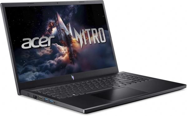 Ноутбук Acer Nitro V 15 ANV15-52-54JU Core i5 13420H 16Gb SSD1Tb NVIDIA GeForce RTX4050 6Gb 15.6" IPS FHD (1920x1080) без ОС black WiFi BT Cam (NH.QV2CD.002)