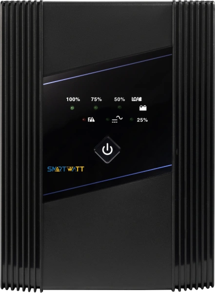 Источник бесперебойного питания Smartwatt Uni 900Вт 1500ВА черный