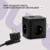 Сетевой удлинитель Buro BU-PC3.1UС-B 1.5м (3 розетки) черный (коробка)