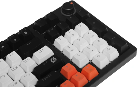 Клавиатура Defender GK-418 механическая черный USB Multimedia for gamer LED (45418) кабель 1.5м