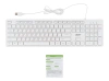 Клавиатура Acer OKW123 белый USB Multimedia (ZL.KBDEE.00D) кабель 1.5м
