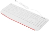 Клавиатура Defender HB-546 белый USB (подставка для запястий) (45547) кабель 1.8м