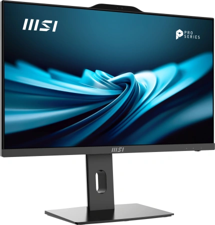 Моноблок MSI Pro AP242P 14M-688RU 23.8" Full HD i7 14700 (2.1) 16Gb SSD512Gb UHDG 770 Windows 11 Pro GbitEth WiFi BT 120W клавиатура мышь Cam черный 1920x1080