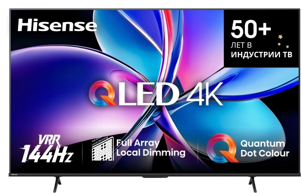 Телевизор QLED Hisense 65" 65E7Q PRO черный 4K Ultra HD 120Hz MEMC DVB-T DVB-T2 DVB-C DVB-S DVB-S2 USB WiFi Smart TV
