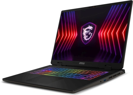 Ноутбук MSI Sword 16 HX B14VFKG-202US Core i7 14650HX 16Gb SSD1Tb NVIDIA GeForce RTX4060 8Gb 16" IPS FHD+ (1920x1200) Windows 11 Home Multi Language grey space WiFi BT Cam (9S7-15P214-202)