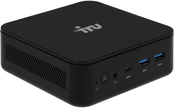 Неттоп IRU Planio 325 Ryzen 5 3500U (2.1) 8Gb SSD256Gb Vega 8 Windows 11 Pro GbitEth WiFi BT 65W черный (2105308)
