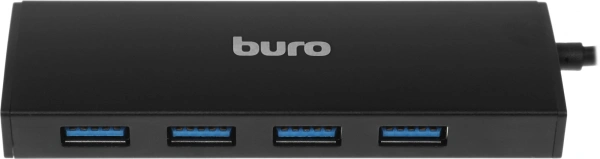 Разветвитель USB 3.0 Buro BU-HUB4-0.5-U3.0 4порт. черный