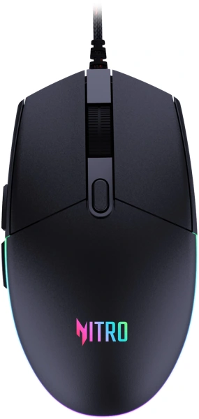 Мышь Acer Nitro OMW400 черный оптическая 6400dpi USB 6but (ZL.MCEEE.02U)