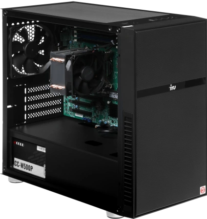 Сервер IRU Rock w9102e 1xE-2224G 1x16Gb 1x1Tb M.2 SSD C242 AST2500 2xGigEth 1x500W w/o OS (2102267)