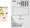 Монитор Acer 34" Nitro XZ342CUS3bmiipphx черный VA LED 1ms 21:9 HDMI M/M матовая HAS Piv 400cd 178гр/178гр 3440x1440 180Hz FreeSync Premium DP UW 8.64кг