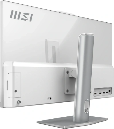 Моноблок MSI Modern AM242P 1M-1025XRU 23.8" Full HD Core 3 100U (1.2) 8Gb SSD512Gb Graphics без ОС GbitEth WiFi BT 120W клавиатура мышь Cam белый 1920x1080