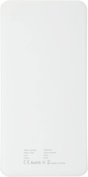 Мобильный аккумулятор Cactus CS-PBFSKT-10000 10000mAh 10.5W 2.1A 2xUSB-A/USB-C белый