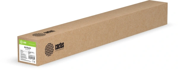 Калька Cactus CS-LFPTR50-914175 A0+ 914мм-175м/50г/м2 универсальная втулка:76.2мм (3")