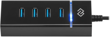 Разветвитель USB-C Digma DHUB-4USB-C-3.0 4порт. черный