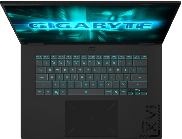 Ноутбук Gigabyte GAMING A16 GA6H Core i5 13420H 16Gb SSD512Gb NVIDIA GeForce RTX5050 8Gb 16" IPS FHD+ (1920x1200) FreeDOS black WiFi BT Cam (CTHH3KZ893SD)