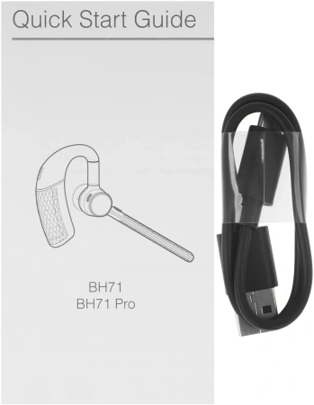 Гарнитура Bluetooth Yealink BH71 черный