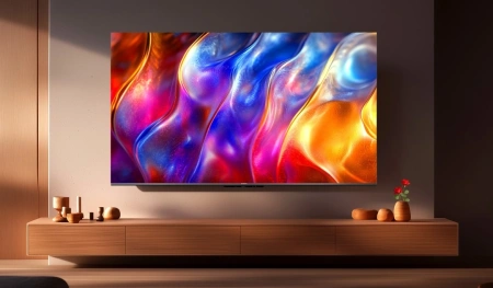 Телевизор QLED Skyworth 55" 55Q67H Eye Care Frameless черный 4K Ultra HD 120Hz MEMC DVB-T DVB-T2 DVB-C DVB-S DVB-S2 USB WiFi Smart TV