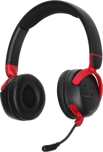 Наушники с микрофоном HyperX Cloud Mini черный/красный накладные BT оголовье (7G8F1AA)